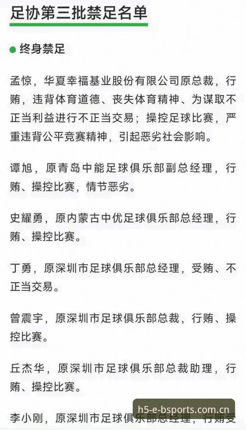 3大维度解读足协第三批禁足名单：17人终身禁赛背后，中国足球的深层次治理逻辑